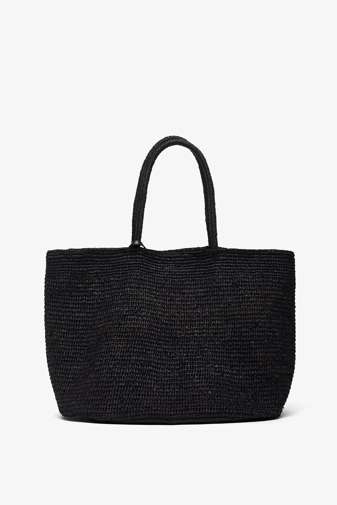 The Row | Oregon black raffia bag | Savannahs