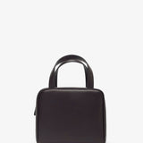 Ray dark brown nappa bag