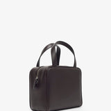 Ray dark brown nappa bag