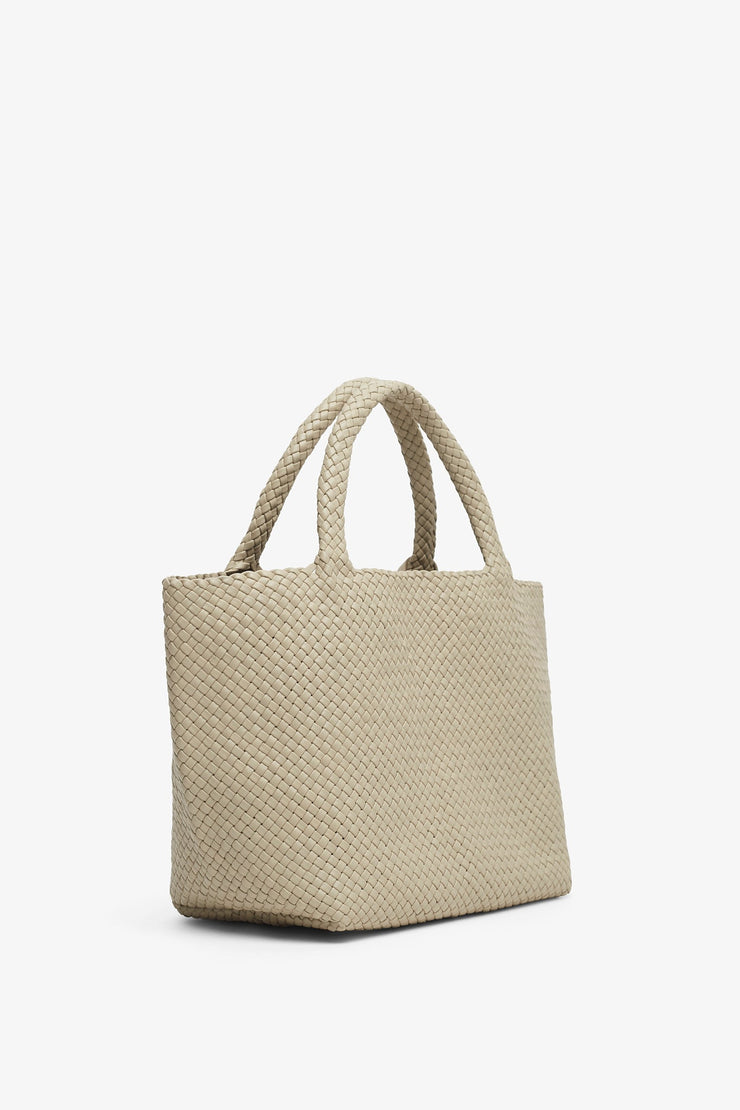 Ruth woven soft leather tote bag