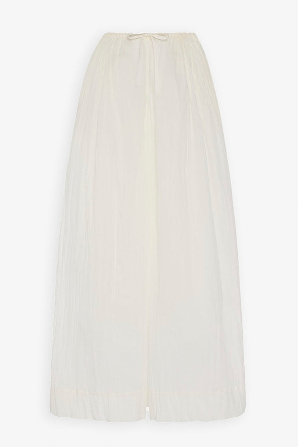 Hypnosta cotton poplin wide leg pants