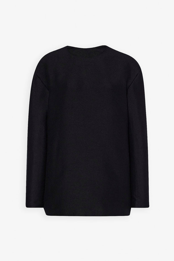 Guri ribbon back cashmere top