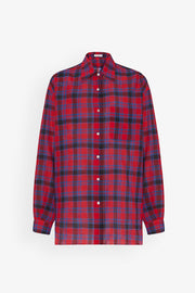 Nessonplaid cotton shirt