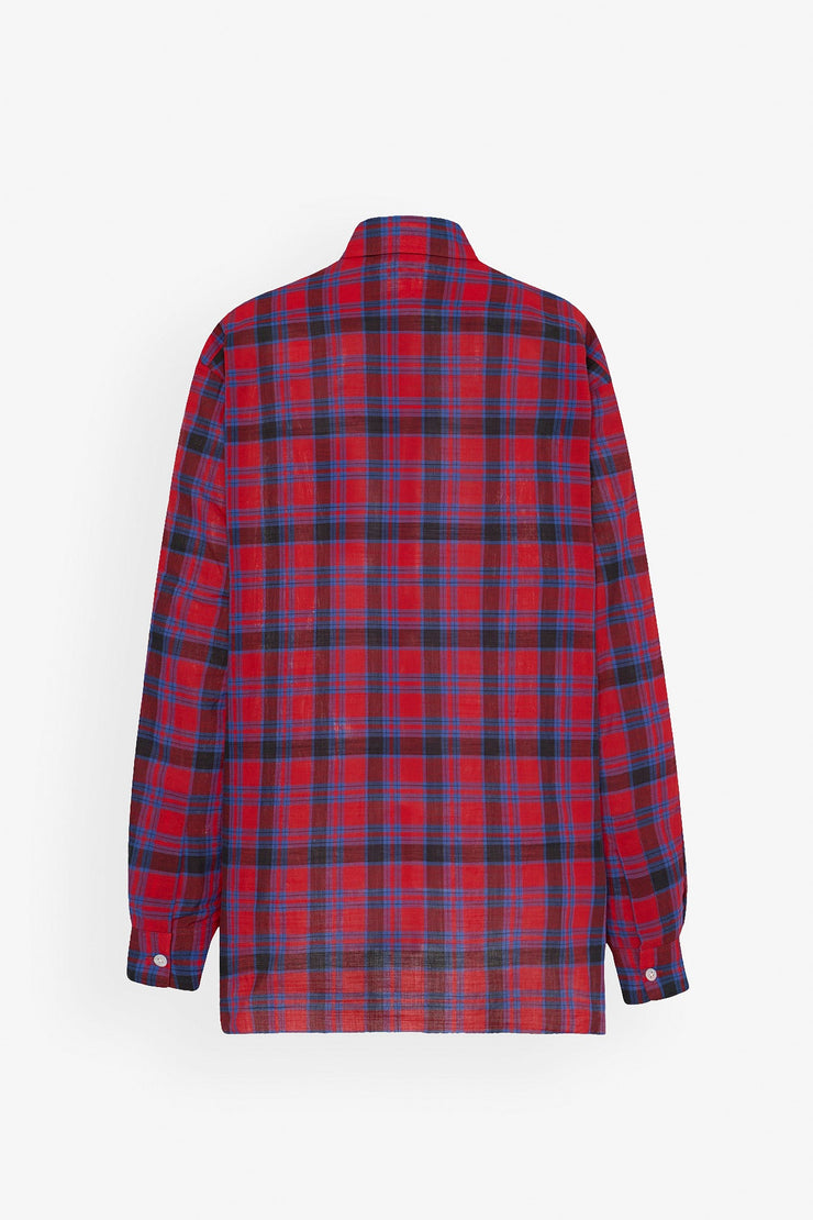 Nessonplaid cotton shirt