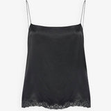 Kilari lace-trimmed silk camisole