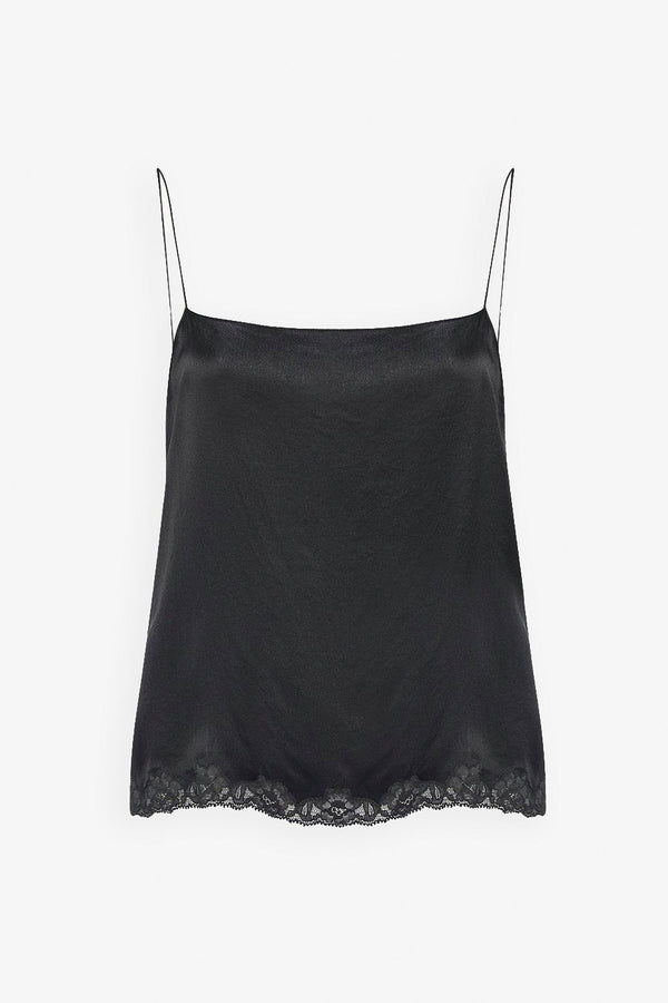 Kilari lace-trimmed silk camisole