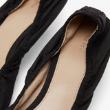 Liisa black kitten pumps