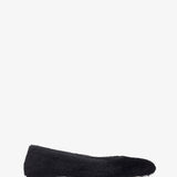 Square black ballet flats