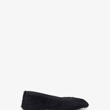 Square black ballet flats
