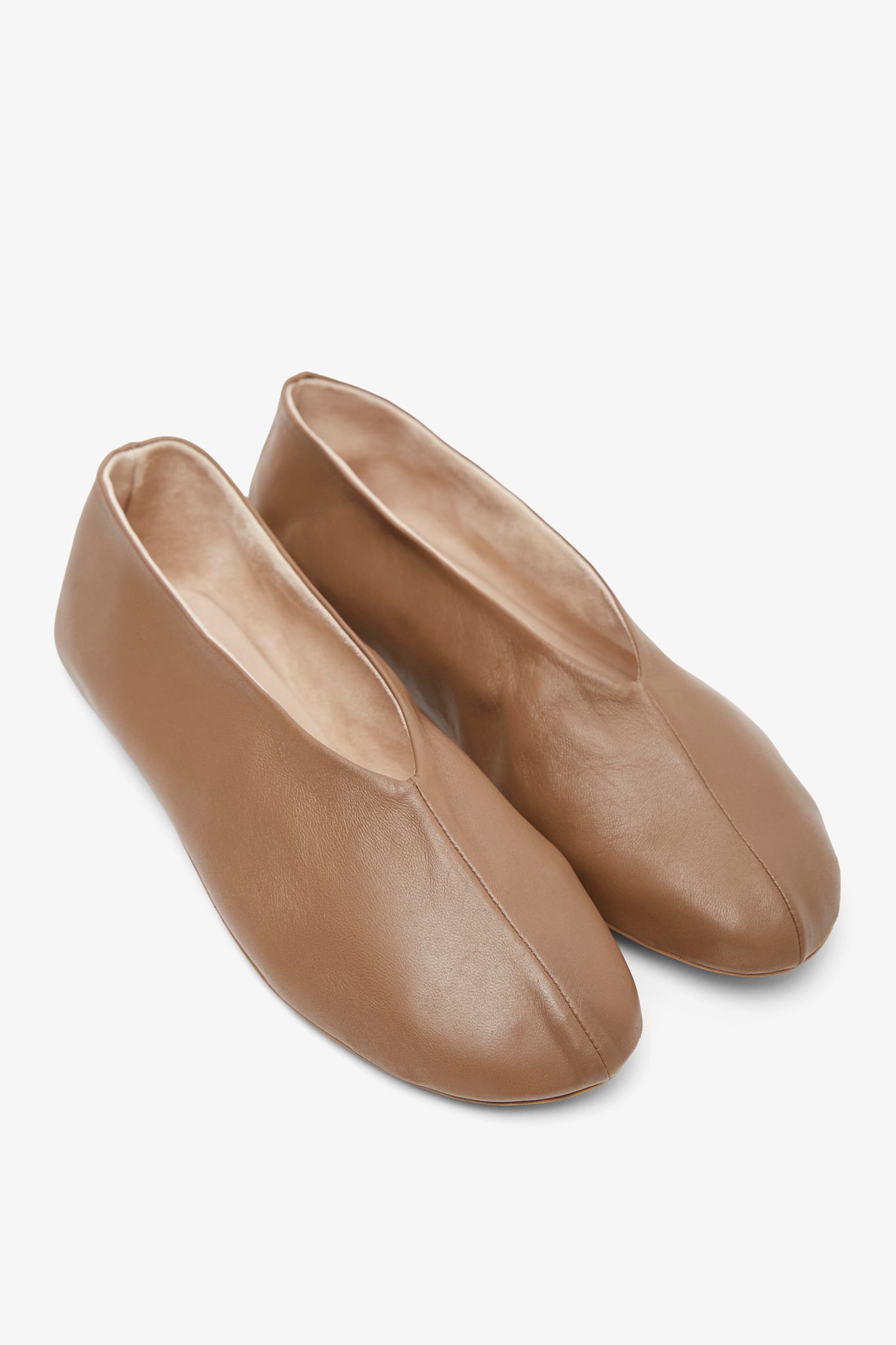The Row | Stella taupe slippers | Savannahs