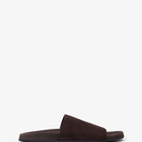 Hugh dark brown slides