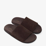 Hugh dark brown slides