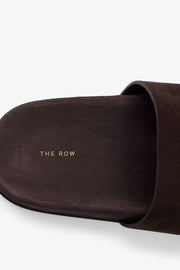Hugh dark brown slides