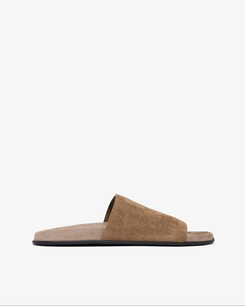 The Row | Hugh dark green slides | Savannahs