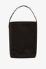 Large N/S black canvas tote bag