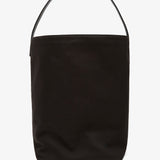Large N/S black canvas tote bag