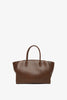 Marlo 12 dark brown tote bag