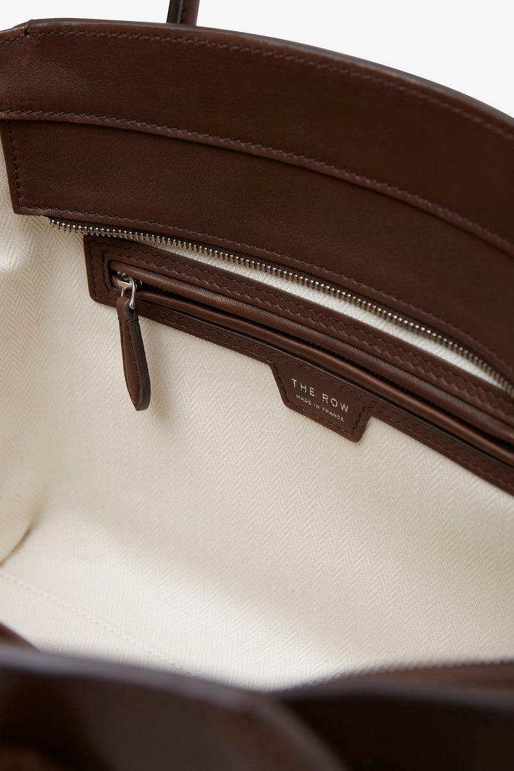 Marlo 12 dark brown tote bag
