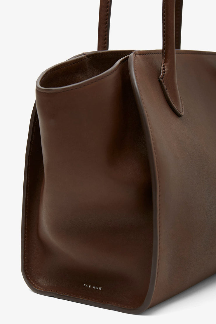 Marlo 12 dark brown tote bag