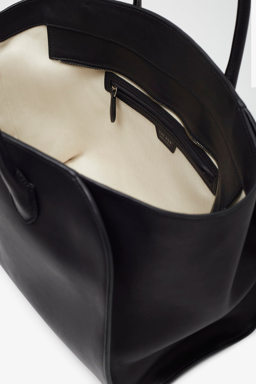 The Row | Marlo 14 black tote bag | Savannahs