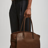 Marlo 14 dark brown tote bag