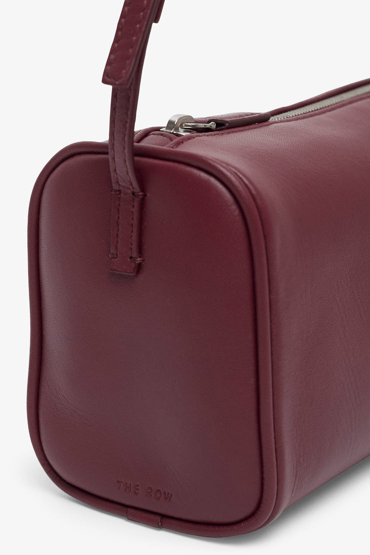 90'S burgundy leather bag