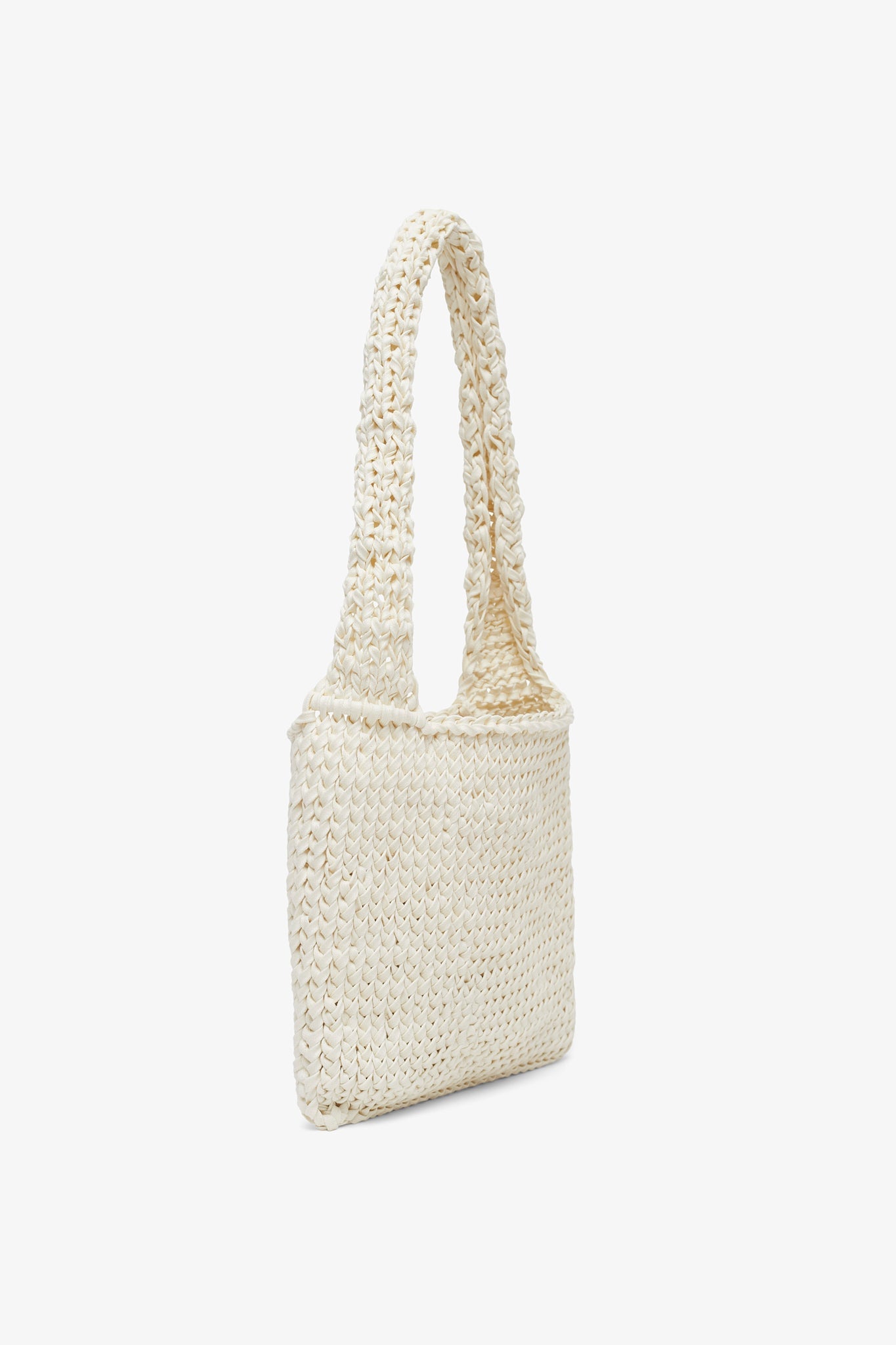 Didion ivory shoulder bag