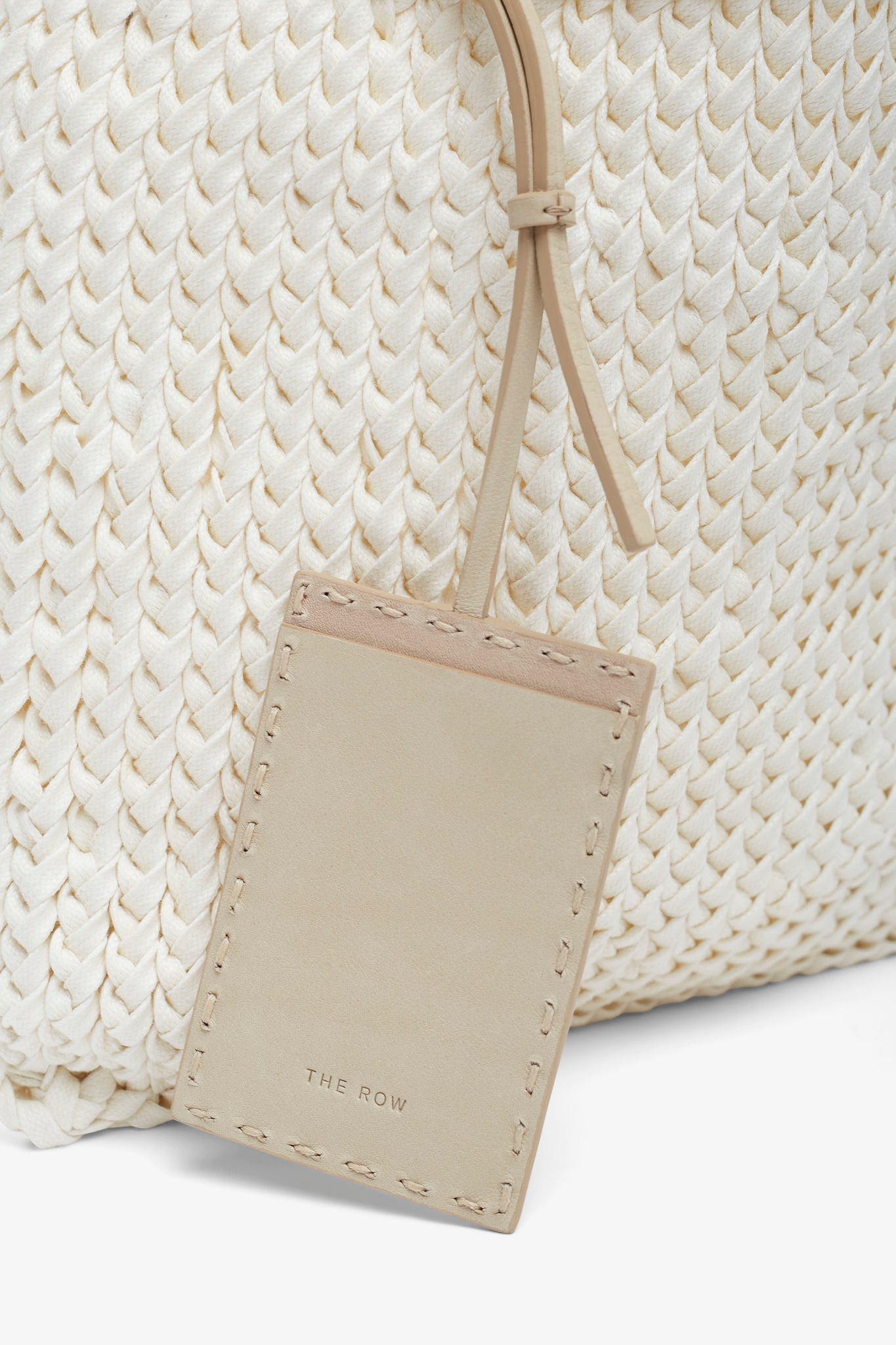 Didion ivory shoulder bag