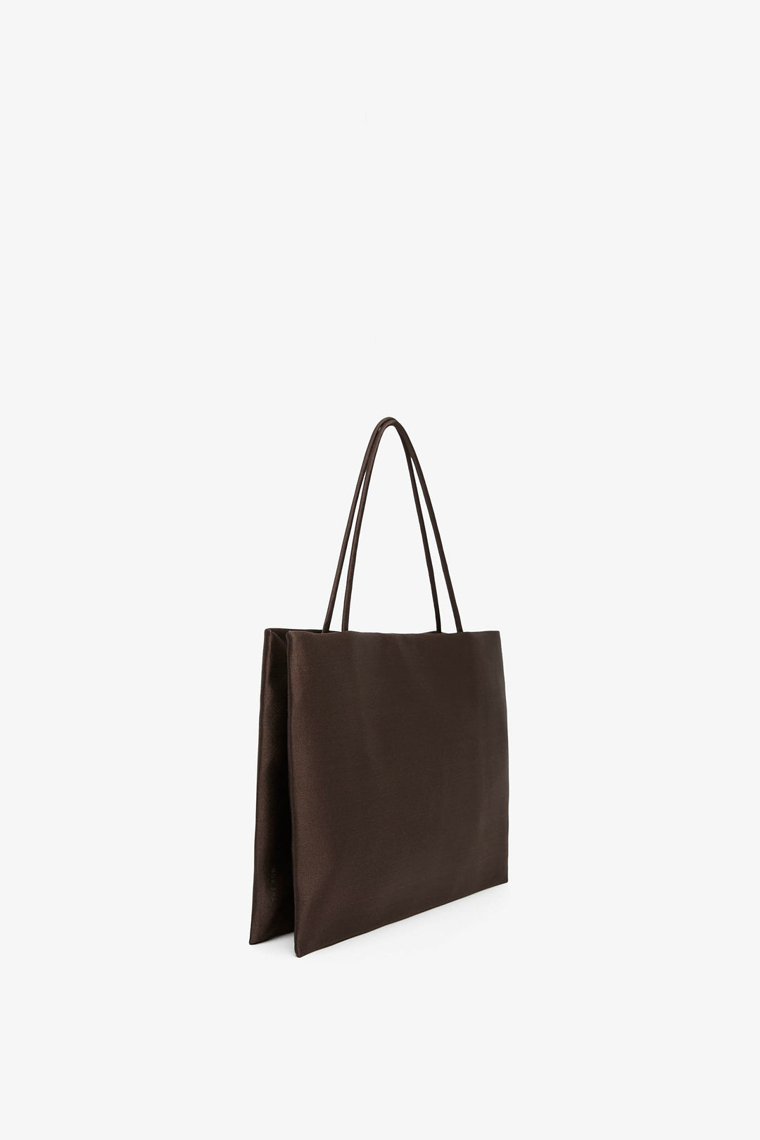 The Row Cecily brown silk bag Savannahs - Main Image