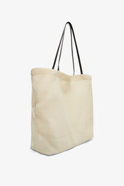 Barn ivory mesh tote bag