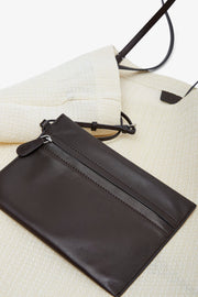 Barn ivory mesh tote bag