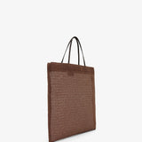 Barn mini beige mesh tote bag
