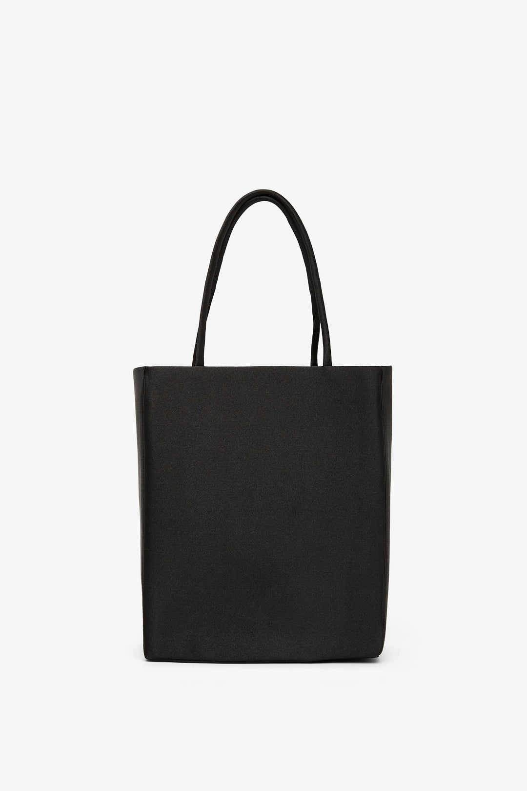The Row | Cecily black satin tote bag | Savannahs