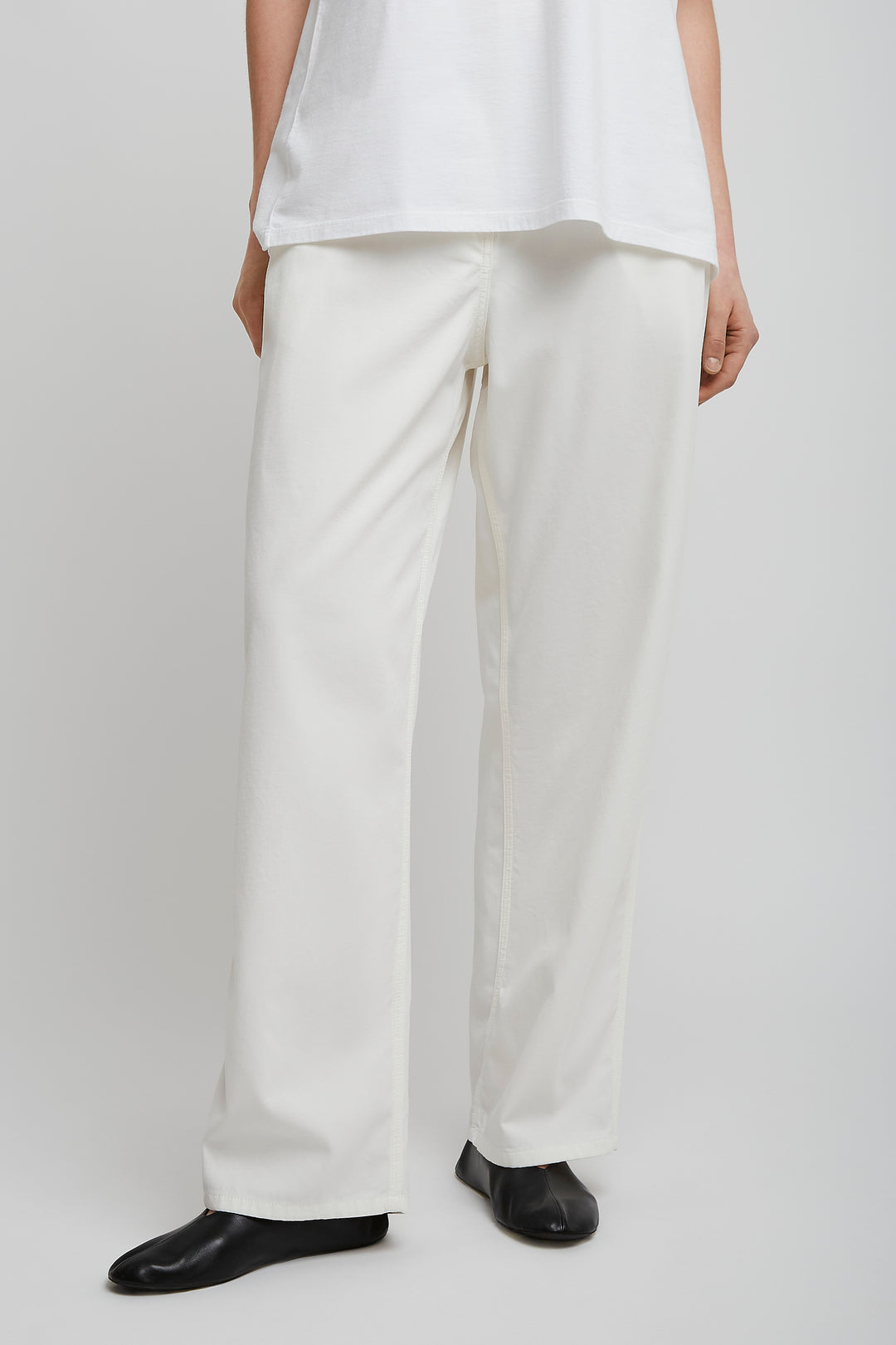 ka na ta one tack pants size1 ホワイトグレイ Ka na ta one tack pants white gray size: 1-in stock 2-sold