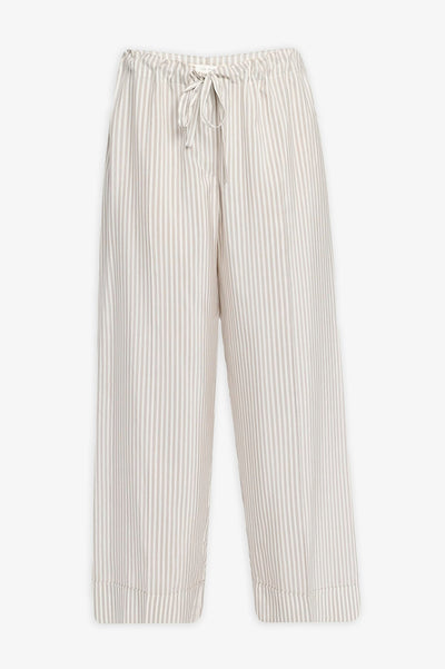 Yayah white grey silk pants