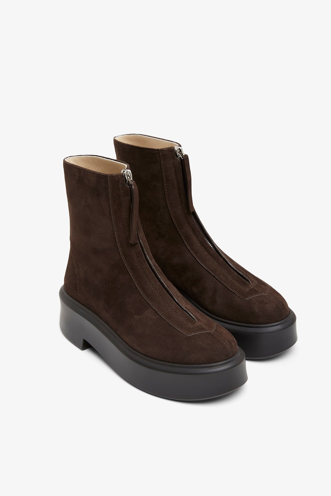 Zipped Boot 1 suede ankle boots