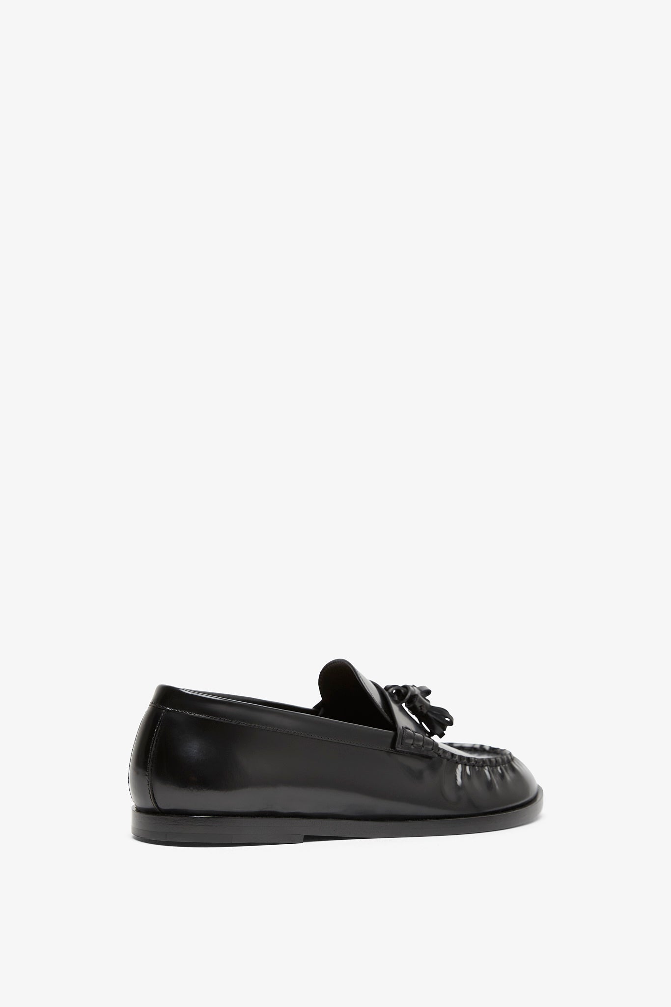 Polished leather loafer