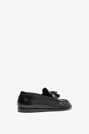 Polished leather loafer