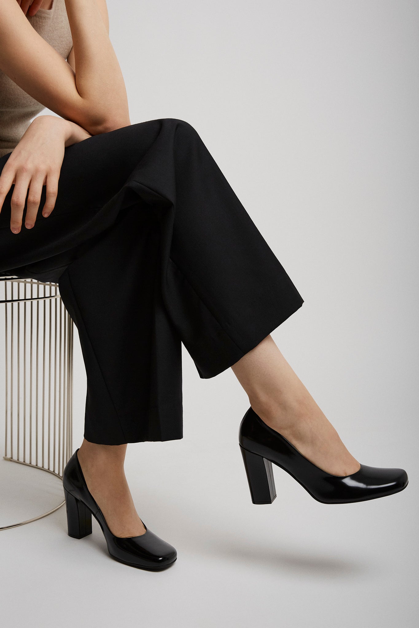 Penelope High leather pumps