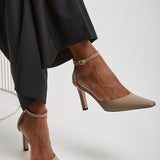 Carla 80 ankle strap pumps