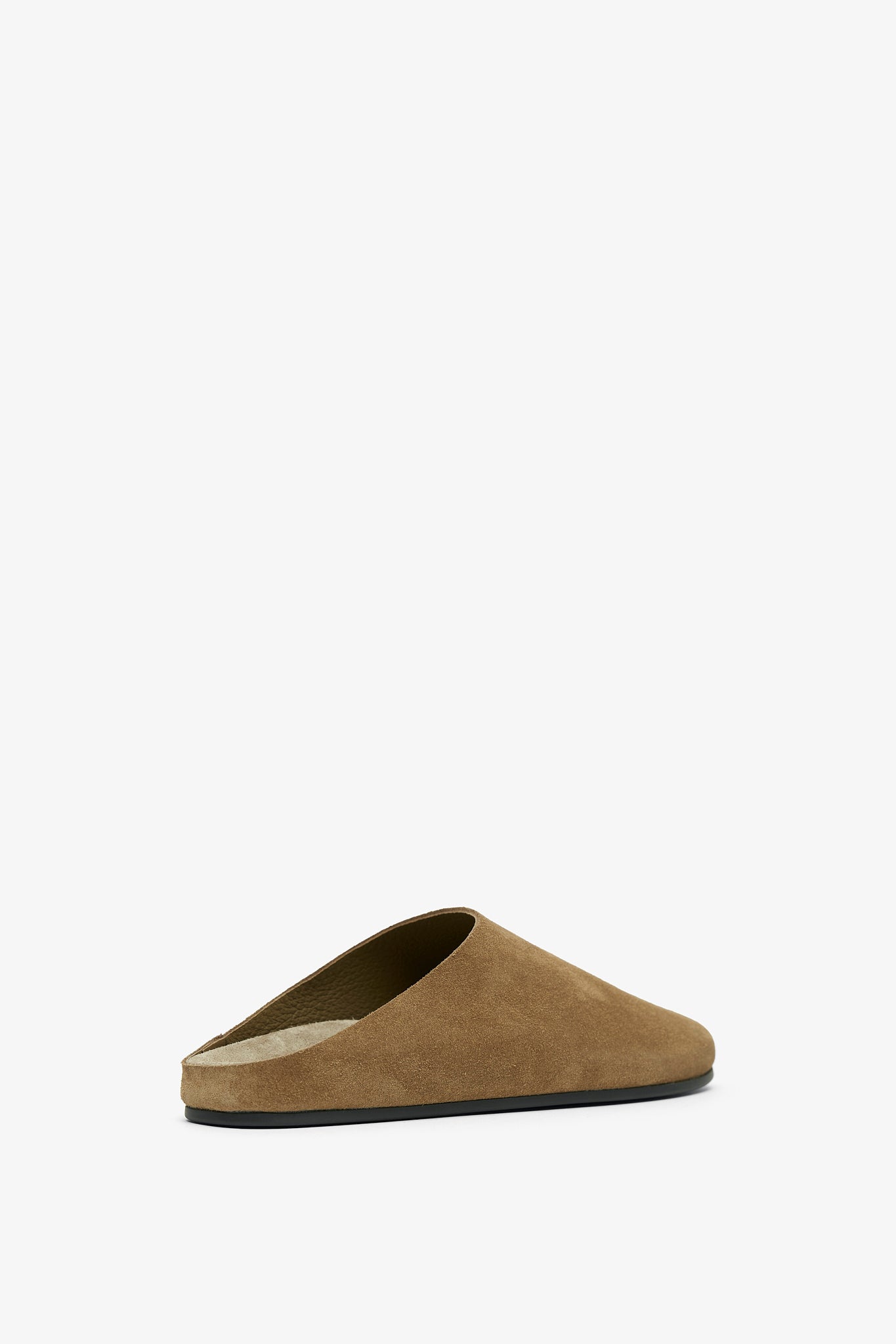 Hudson military suede slides