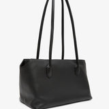 Terrasse black leather bag