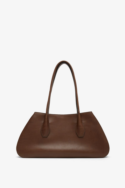 Alger brown leather shoulder bag