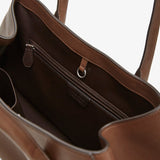 Alger brown leather shoulder bag