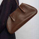 Alger brown leather shoulder bag
