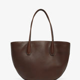 Alger brown leather tote bag