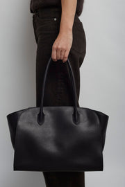 Marlo 14 black leather bag