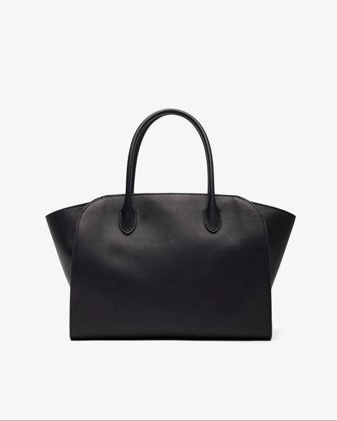 The Row | Marlo 12 black leather bag | Savannahs
