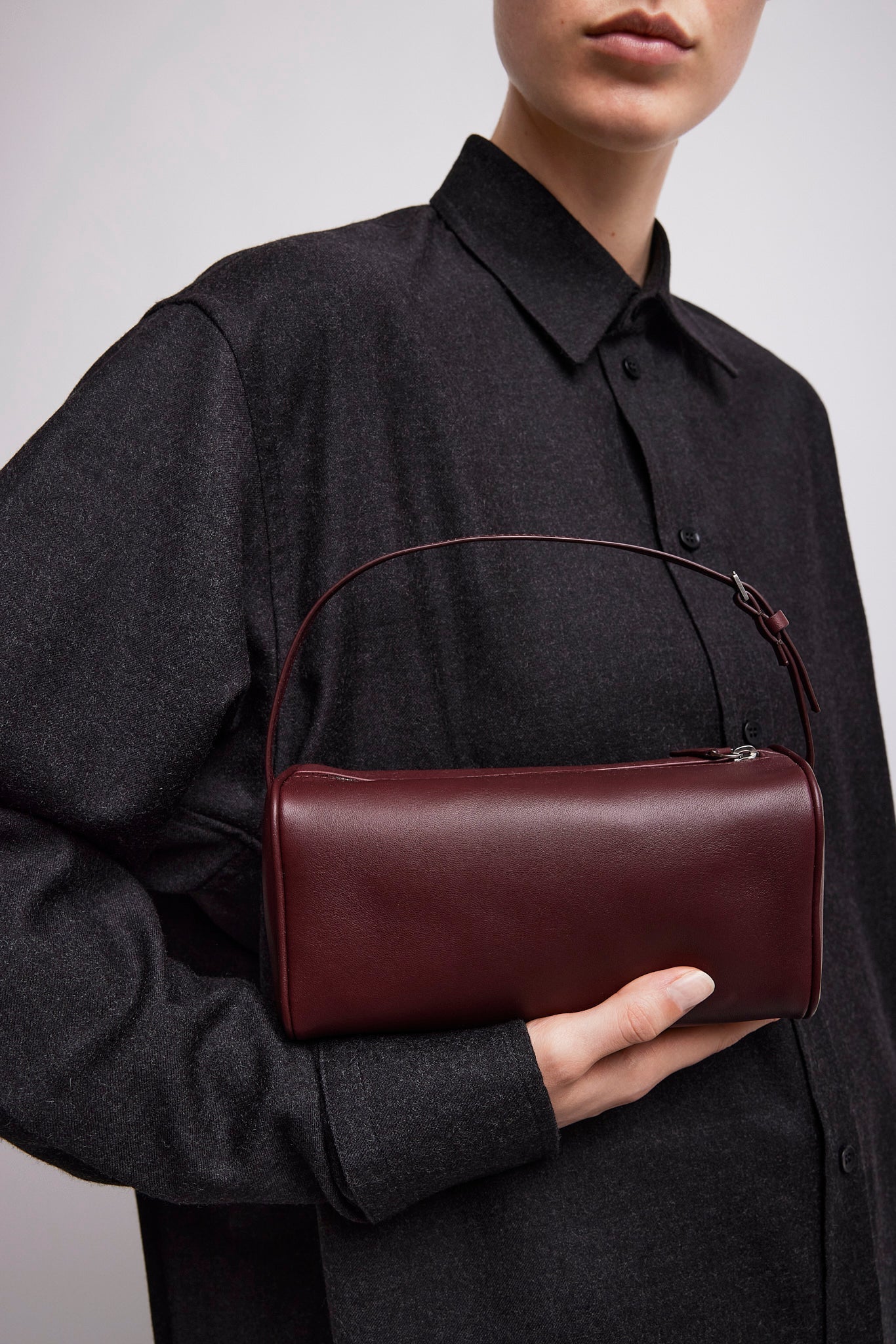 The Row | 90's burgundy leather bag