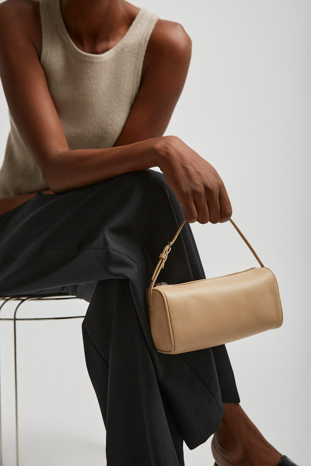 The Row | 90's sand leather bag | Savannahs